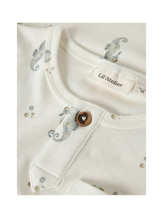 Lil' Atelier - NmmGayo t-paita - COCONUT MILK AOP:SEAHORSE | Stockmann - photo 3