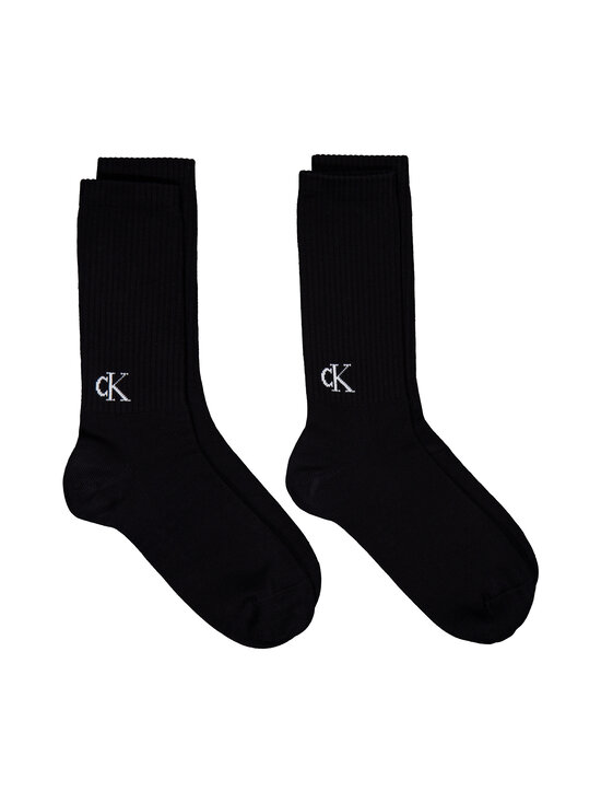 Calvin Klein - Logo Tab -sukat 2-pack - 001 BLACK | Stockmann - photo 1
