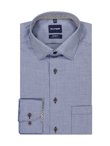 Olymp - Modern Fit Solid -kauluspaita - 18 MARINE | Stockmann