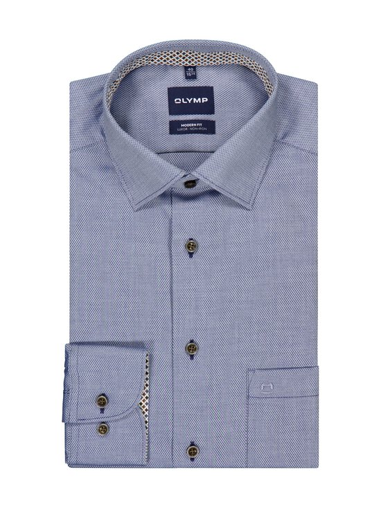 Olymp - Modern Fit Solid -kauluspaita - 18 MARINE | Stockmann - photo 1