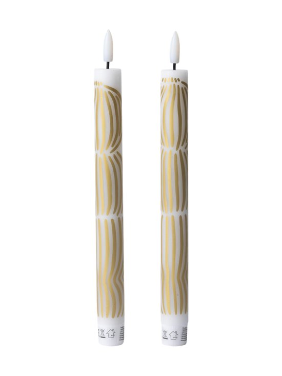 Pentik - Vilja Gold - LED-kruunukynttilä 2 kpl - GOLD | Stockmann - photo 1