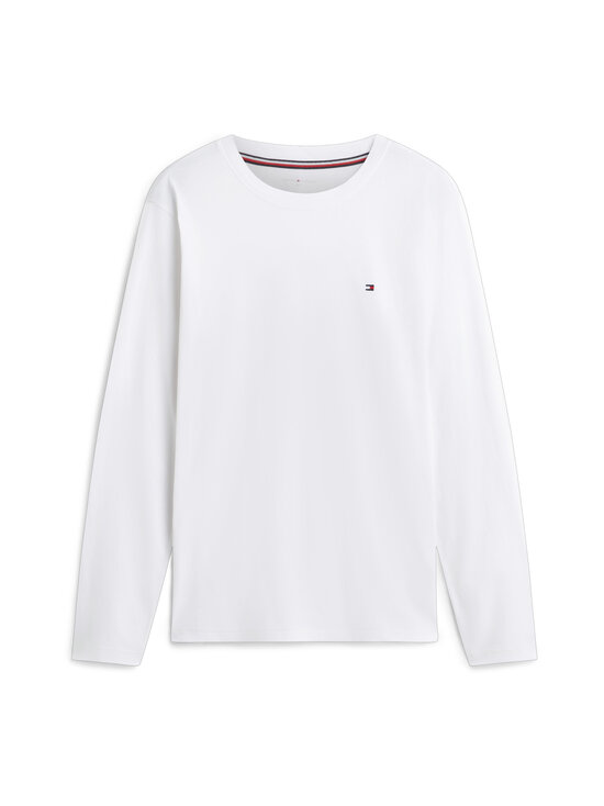 Tommy Hilfiger - Long Sleeve Jersey Set -pyjama 2-osainen - 0TW WHITE/BLACK | Stockmann - photo 3