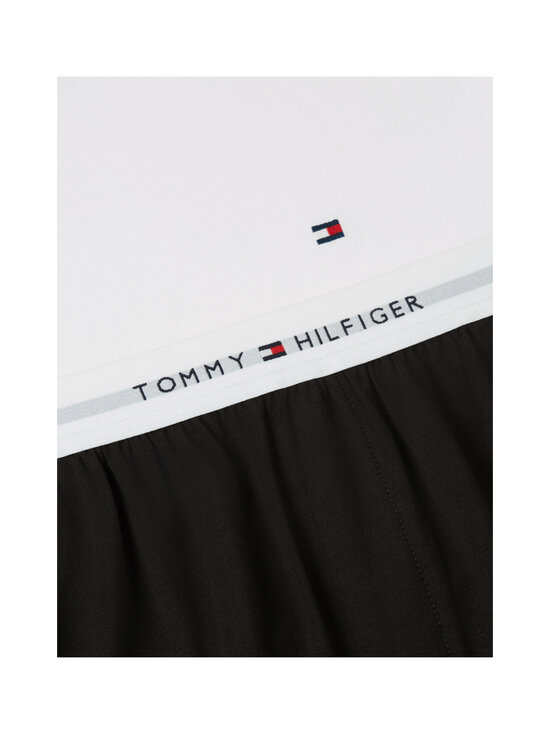Tommy Hilfiger - Long Sleeve Jersey Set -pyjama 2-osainen - 0TW WHITE/BLACK | Stockmann - photo 6