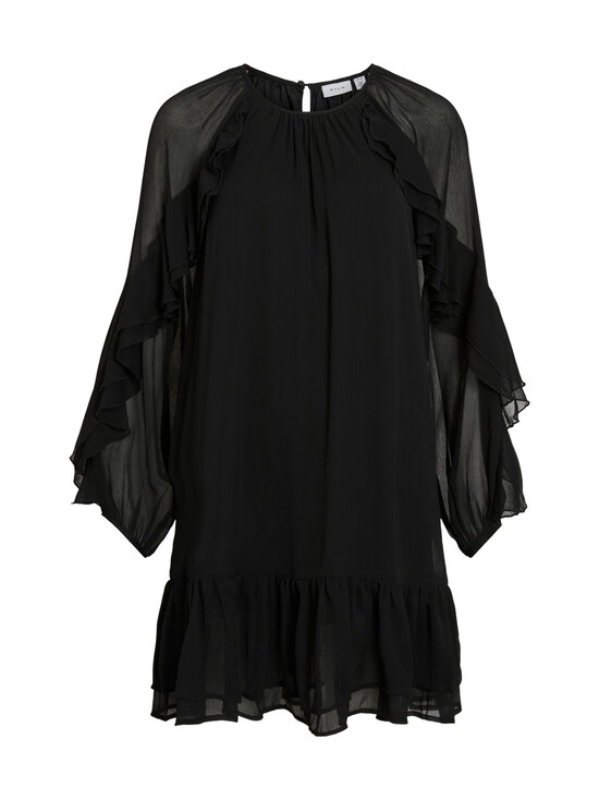 Vila - ViBinna O-Neck kleita ar volāniem - BLACK BEAUTY | Stockmann - photo 1