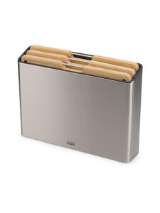 Joseph Joseph - Lõikelaua komplekt Folio Steel Bamboo - STEEL | Stockmann