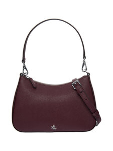 Lauren Ralph Lauren - Danni 26 plecu ādas soma - DARK GARNET | Stockmann