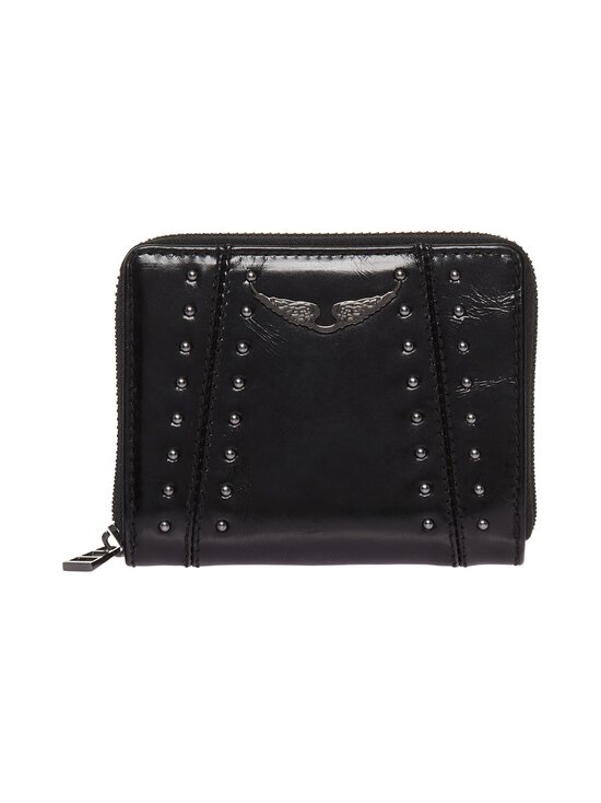 Zadig&Voltaire - Mini ZV Vintage Studs -nahkalompakko - BLACK | Stockmann - photo 1