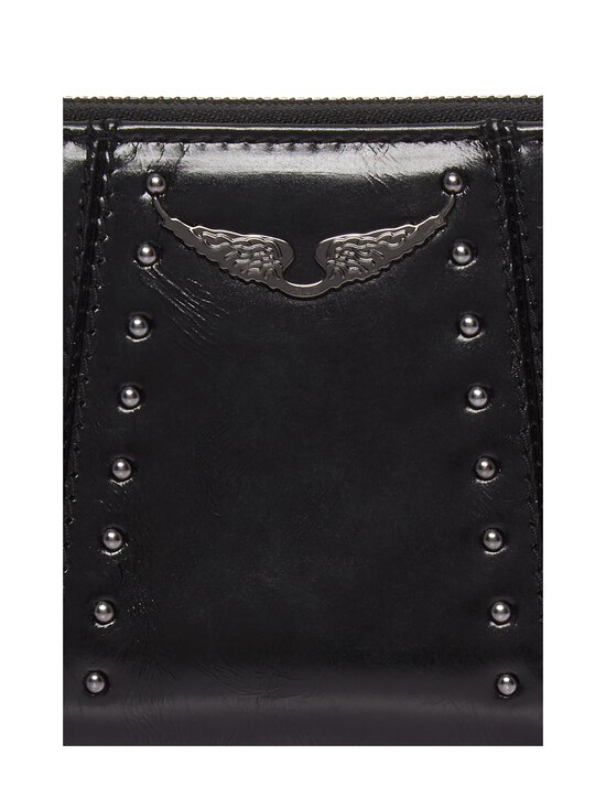Zadig&Voltaire - Mini ZV Vintage Studs -nahkalompakko - BLACK | Stockmann - photo 4