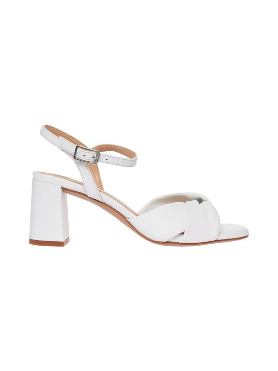 Unisa - Medway Block Heel -nahkasandaalit - WHITE | Stockmann - photo 1