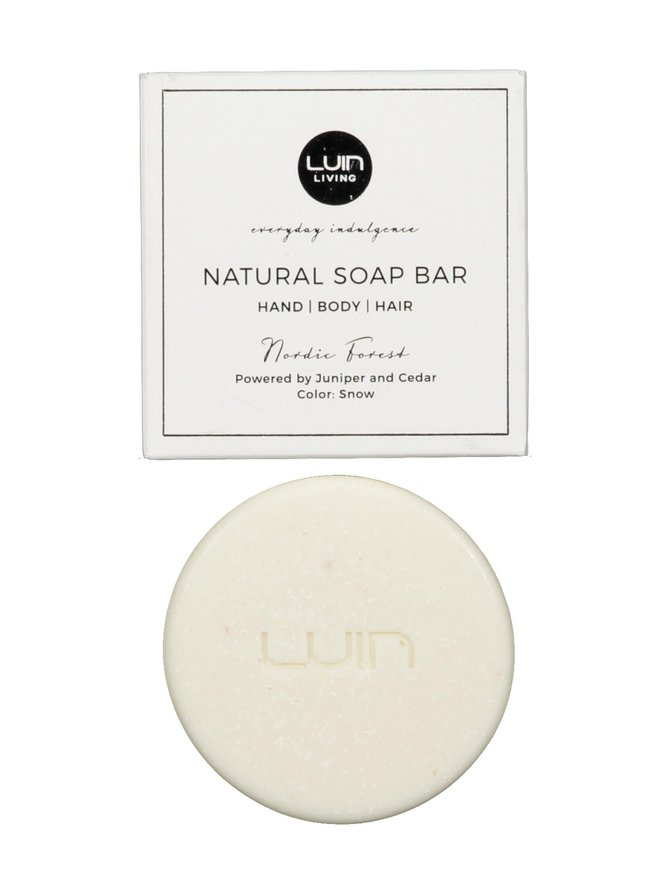 LUIN LIVING  – Natural Nordic Forest -palasaippua, Snow 80 g