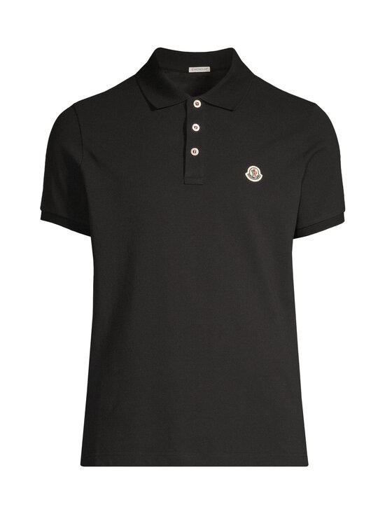 Moncler - Logo-pikeepaita - 999 BLACK | Stockmann - photo 1
