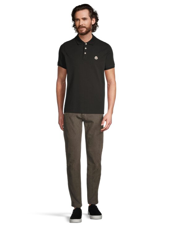 Moncler - Logo-pikeepaita - 999 BLACK | Stockmann - photo 2