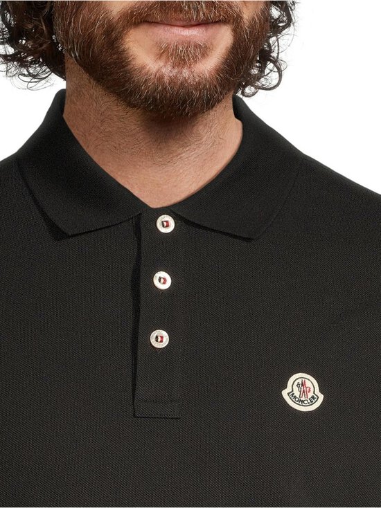 Moncler - Logo-pikeepaita - 999 BLACK | Stockmann - photo 4