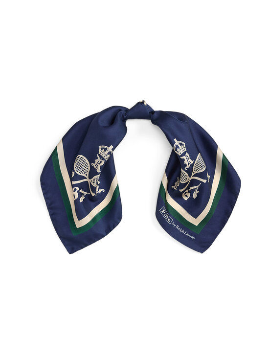 Polo Ralph Lauren - Polo Tennis zīda lakats - NAVY | Stockmann - photo 2