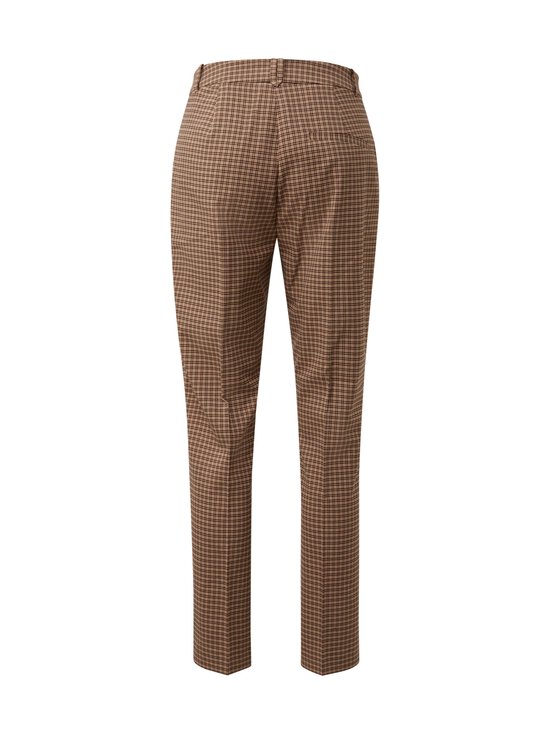 Comma - Karo Hose Cigarette Fit  -housut - 84N8 BROWN | Stockmann - photo 2