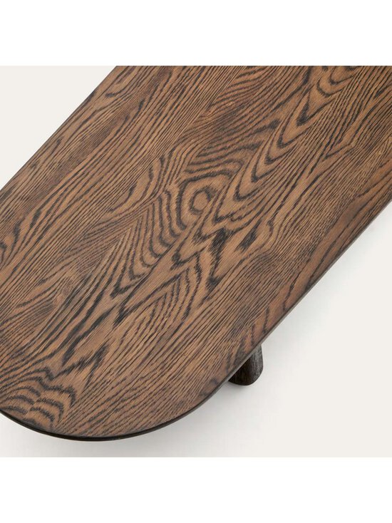 Kave Home - Pirita-sohvapöytä tumma tammi 146 x 56,5 cm - BROWN | Stockmann - photo 5