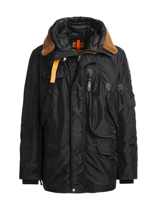 Parajumpers - Right Hand Hooded -untuvatakki turkisreunuksella - 0541 - BLACK | Stockmann - photo 1