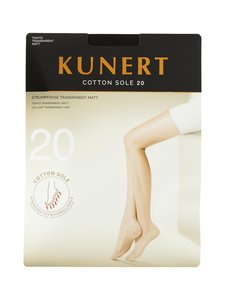 Kunert - Cotton Sole - sukkahousut 20 den - BLACK | Stockmann