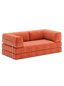Innovation Living - CozyPad-vuodesohva Esina-kangas 412 rust orange L 208 cm / käsinojilla - ORANGE | Stockmann