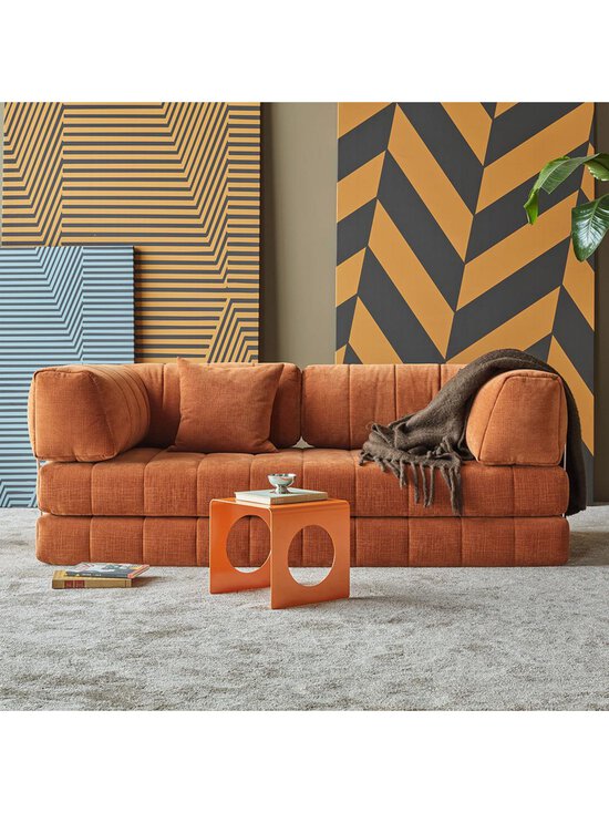 Innovation Living - CozyPad-vuodesohva Esina-kangas 412 rust orange L 208 cm / käsinojilla - ORANGE | Stockmann - photo 4