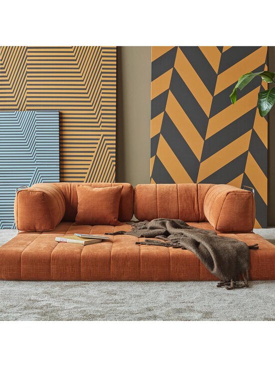 Innovation Living - CozyPad-vuodesohva Esina-kangas 412 rust orange L 208 cm / käsinojilla - ORANGE | Stockmann - photo 5