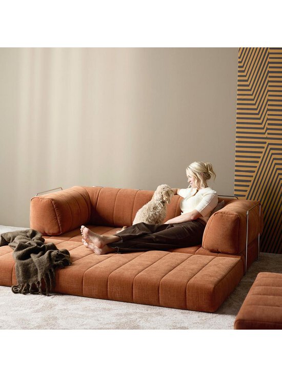 Innovation Living - CozyPad-vuodesohva Esina-kangas 412 rust orange L 208 cm / käsinojilla - ORANGE | Stockmann - photo 10