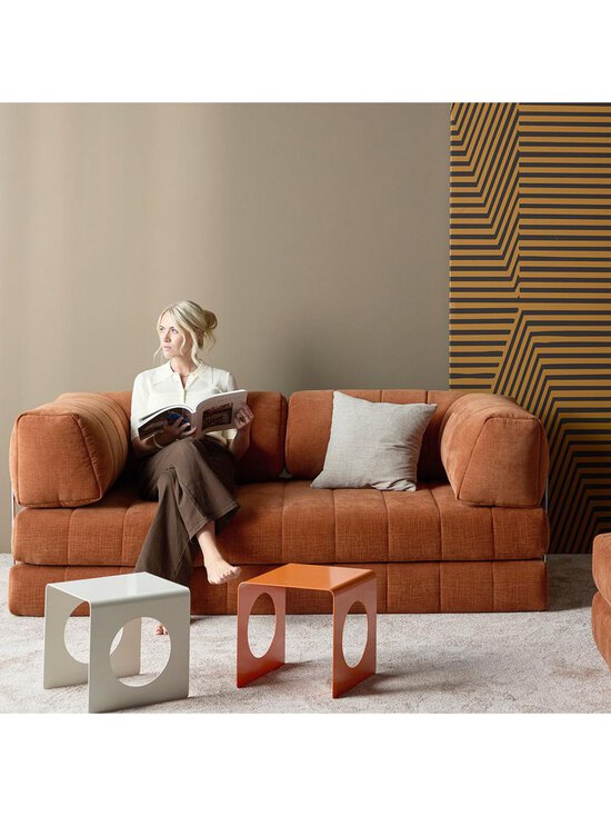 Innovation Living - CozyPad-vuodesohva Esina-kangas 412 rust orange L 208 cm / käsinojilla - ORANGE | Stockmann - photo 8