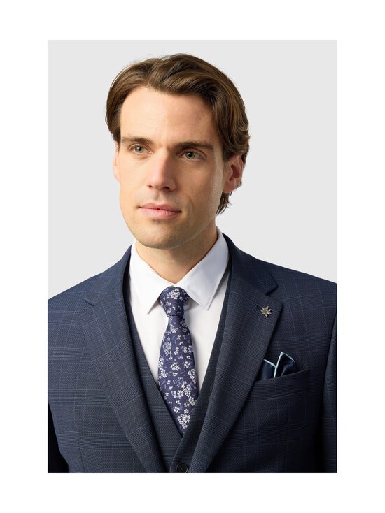 Ted Baker London - Adana Slim Fit Textured Check -bleiseri - 170 NAVY | Stockmann - photo 3