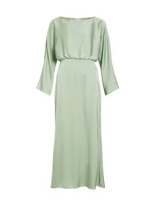 Vila - ViSoleil O-Neck -nilkkapituinen mekko - SMOKE GREEN | Stockmann