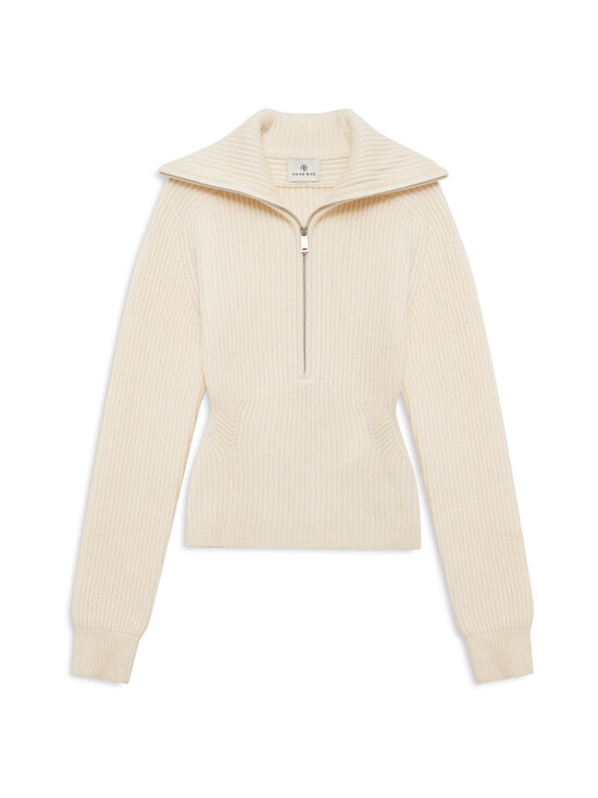 Anine Bing - June Trucker Collar -neulepusero - WHT02 ECRU | Stockmann - photo 1