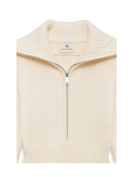Anine Bing - June Trucker Collar -neulepusero - WHT02 ECRU | Stockmann - photo 2