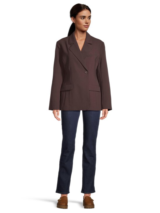 SECOND FEMALE - Fique Fitted -bleiseri - 6021 CHOCOLATE PLUM | Stockmann - photo 2