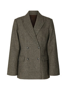 Selected - SlwReeda Wool Blend -bleiseri - BROWNIE DETAIL:STRUCTURE | Stockmann