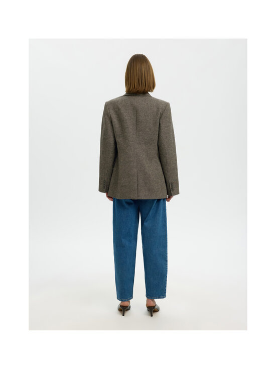 Selected - SlwReeda Wool Blend -bleiseri - BROWNIE DETAIL:STRUCTURE | Stockmann - photo 3