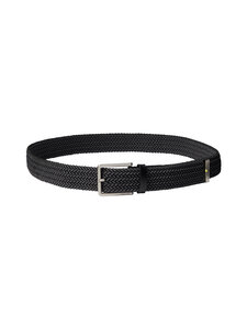 Calvin Klein Bags & Accessories - Buckle Braided josta - VZZ BLACK / BRUSHED NICKEL | Stockmann