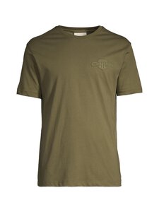 GANT - Regular Tonal Shield T-paita - 303 MOSS GREEN | Stockmann
