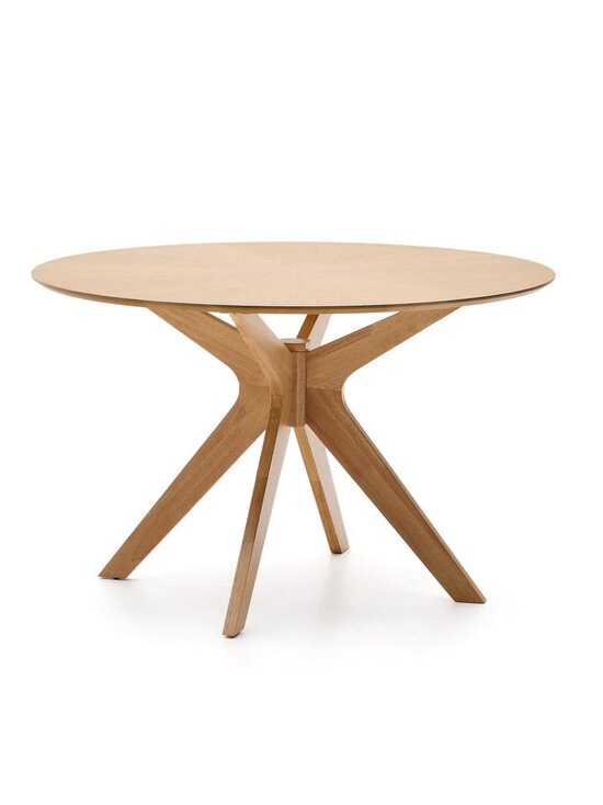 Kave Home - Naanim-ruokapöytä tammi ⌀ 120 cm - BROWN | Stockmann - photo 2