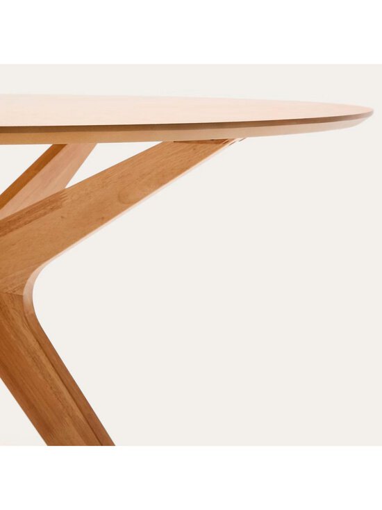 Kave Home - Naanim-ruokapöytä tammi ⌀ 120 cm - BROWN | Stockmann - photo 7