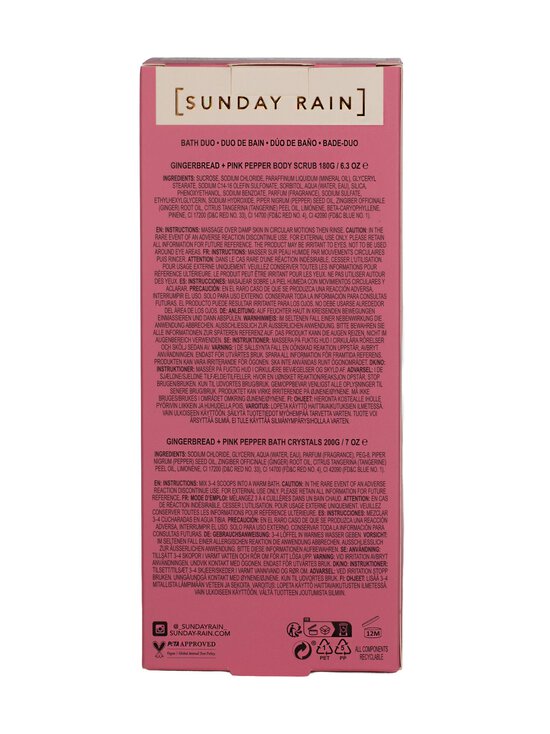 Sunday Rain - Gingerbread + Pink Pepper Duo -lahjapakkaus - NOCOL | Stockmann - photo 3