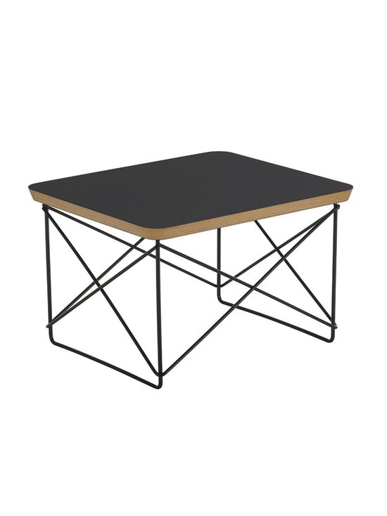 Vitra - Eames Occasional Table LTR -sivupöytä musta laminaatti / musta - BLACK | Stockmann - photo 1