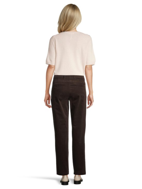 NOOM - Oceana Slim Twill -samettihousut - BROWN | Stockmann - photo 4