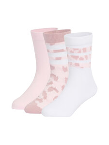 adidas Sportswear - Sokid Leo, 3 paari - KR4903 DUALIL/CLPINK/WHITE | Stockmann