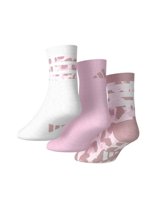 adidas Sportswear - Sokid Leo, 3 paari - KR4903 DUALIL/CLPINK/WHITE | Stockmann - photo 9