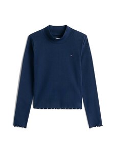 Tommy Hilfiger - Mock Neck -trikoopaita - C1G DARK NIGHT NAVY Tommy Hilfiger - Mock Neck -trikoopaita - C1G DARK NIGHT NAVY | Stockmann