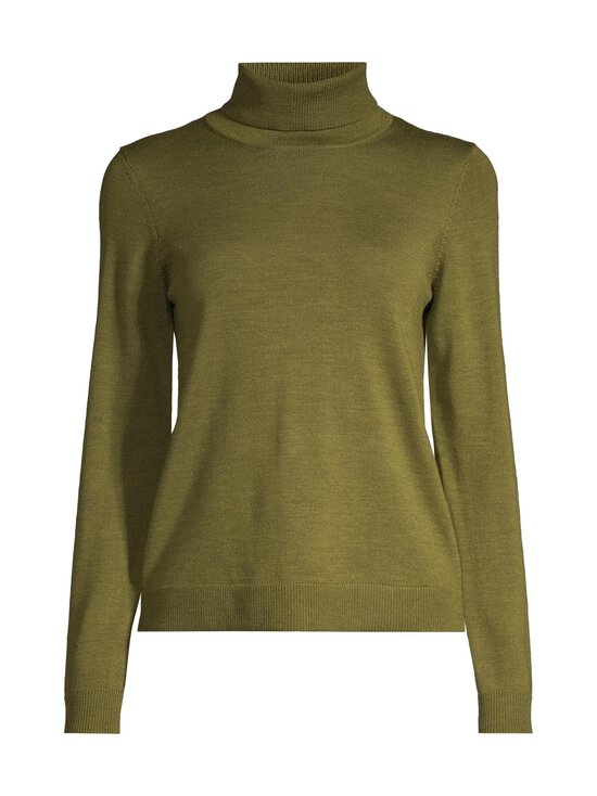 ESSENTIALS by Stockmann - Audrey-merinoneulepusero - OLIVE GREEN MEL 265530 | Stockmann - photo 1