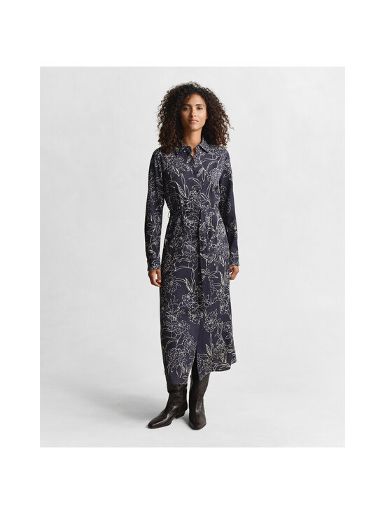 GANT - Floral Print -mekko - 433 EVENING BLUE | Stockmann - photo 2