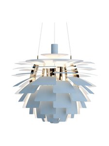 Louis Poulsen - PH Artichoke -riippuvalaisin 60 x 58 cm - DUSTY BLUE/BRASS METALLISED | Stockmann