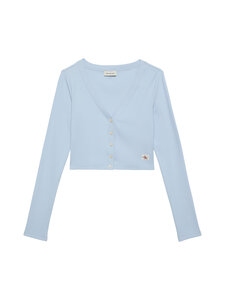 Calvin Klein Jeans - Label Cotton -ribbineuletakki - C1O BREEZY BLUE | Stockmann