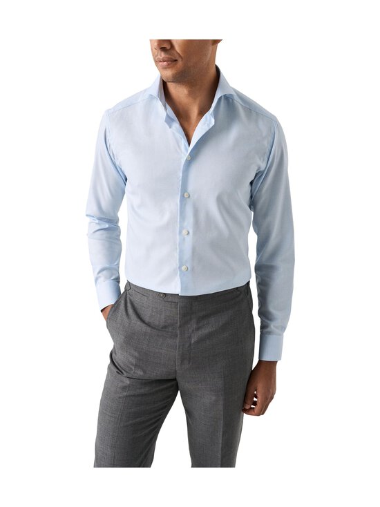 Eton - Slim Fit Semi-Solid Extreme Cut Away Collar krekls ar apkakli - LIGHT BLUE | Stockmann - photo 5