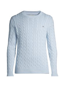 GANT - Classic Cotton -palmikkoneule - 498 ICE BLUE MELANGE GANT - Classic Cotton -palmikkoneule - 498 ICE BLUE MELANGE | Stockmann
